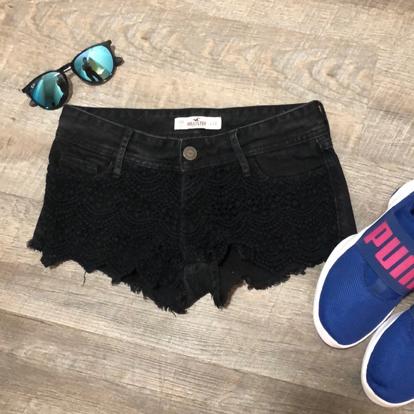 Hollister Pants - Hollister Black Cheeky Shorts Hollister Pants - Hollister Black Cheeky Shorts